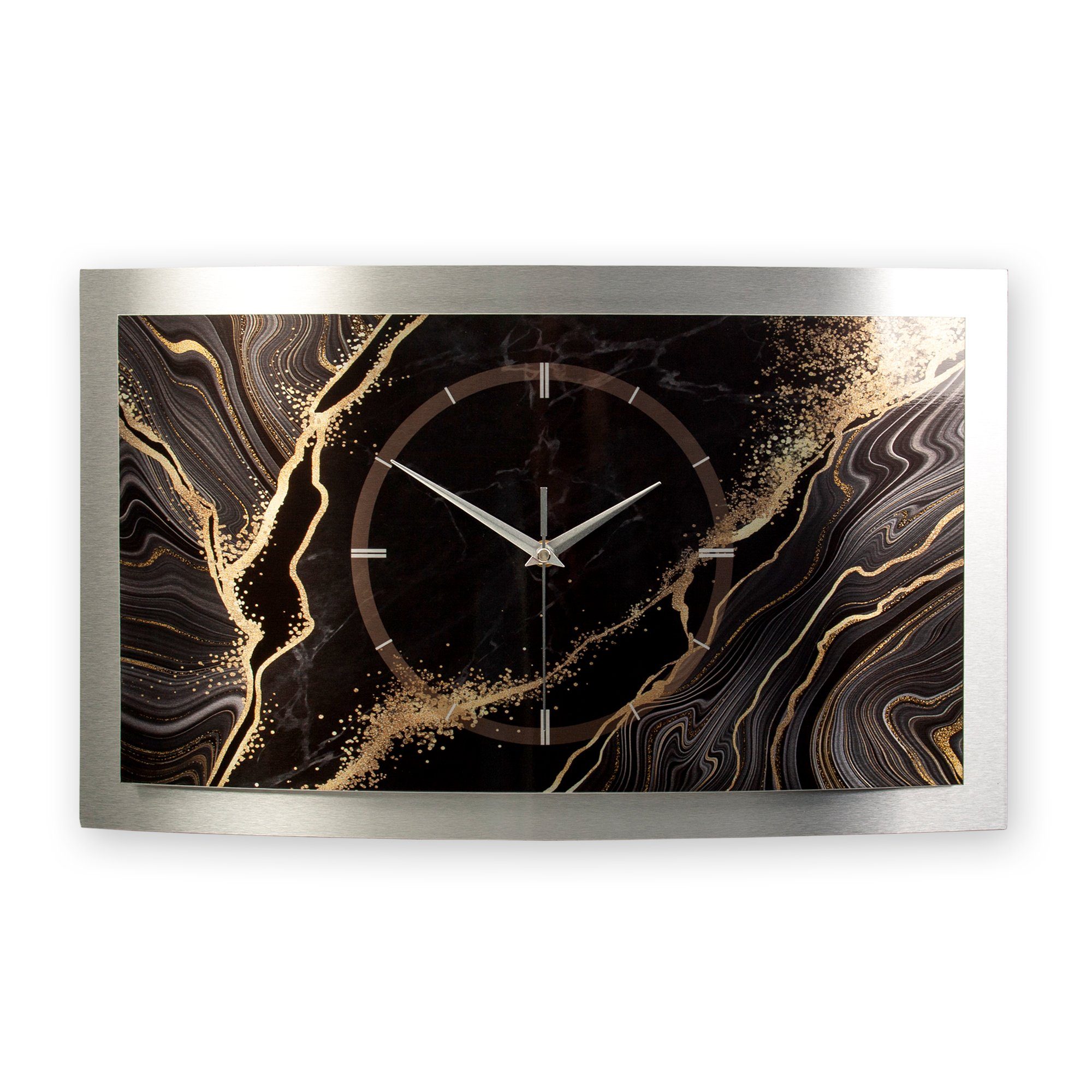 Kreative Feder Wanduhr 3D Designer-Wanduhr „Black günstig online kaufen