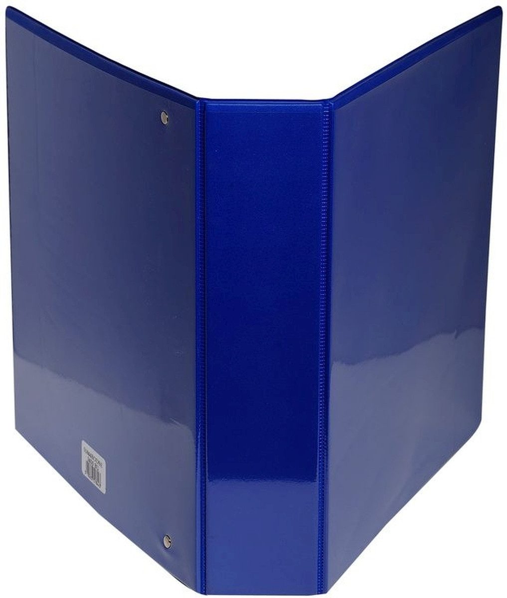 EXACOMPTA Präsentationsordner Präsentationsringbuch Kreacover A4 50mm 4 Ringe blau