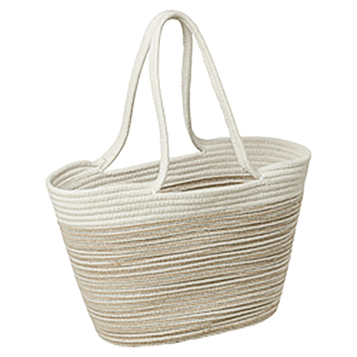 Abendtasche Tasche aus Baumwollkordeln.