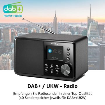 Karcher DAB 3000 Digitalradio (DAB) (Digitalradio (DAB), FM-Tuner mit RDS, UKW mit RDS, 3 W)