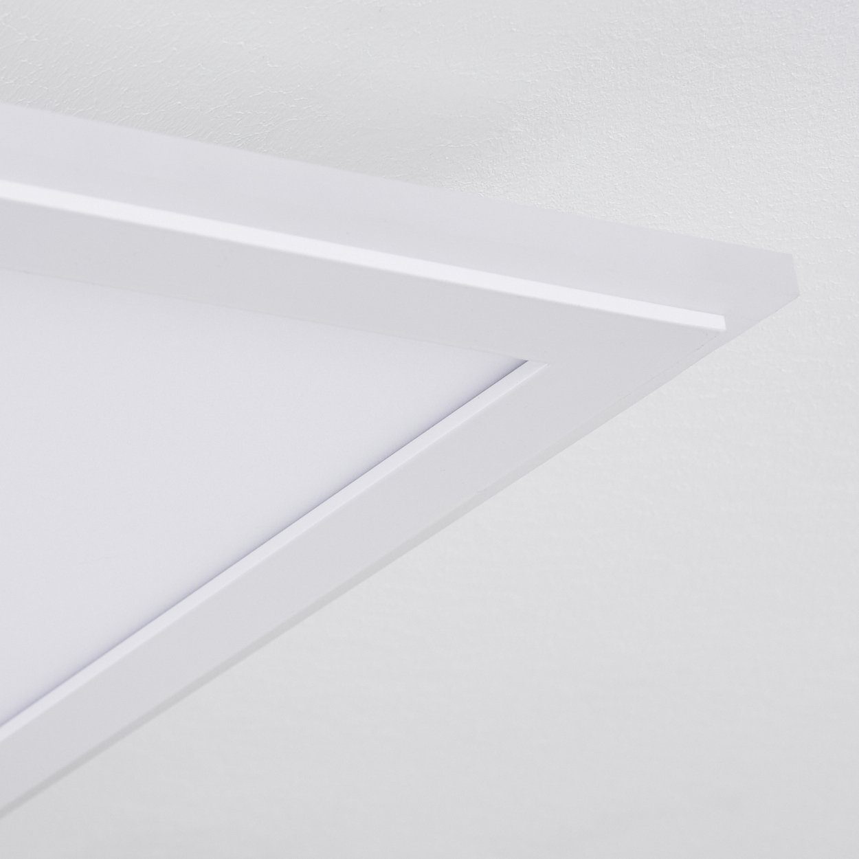 Kunststoff, Fernbedienung, LED, hofstein und aus Panel max. weiß, Deckenpanel Kelvin, Lumen CCT Metall, 2700-6500 Farbwechsler mit Panel »Vasto« dimmbares 4000 LED