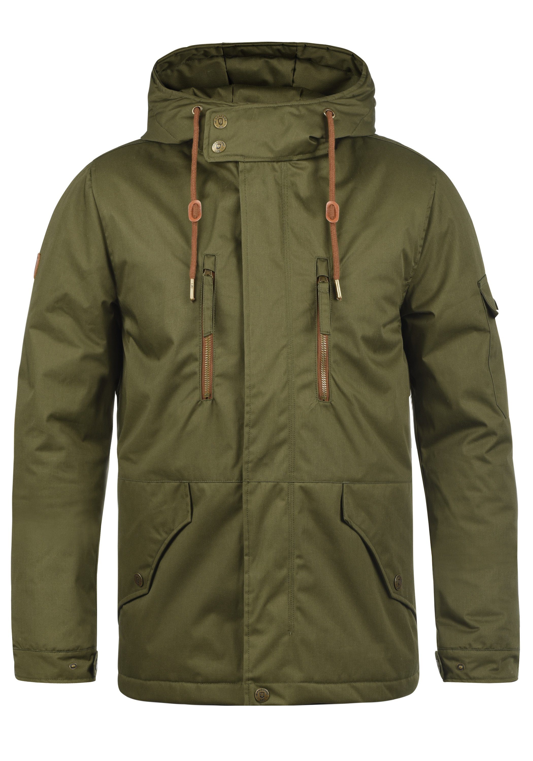 Indicode (644) Winterjacke Olive IDElmhurst Dark