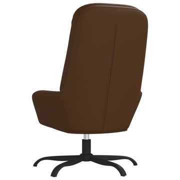 vidaXL Sessel Relaxsessel Braun Glänzend Kunstleder (1-St)