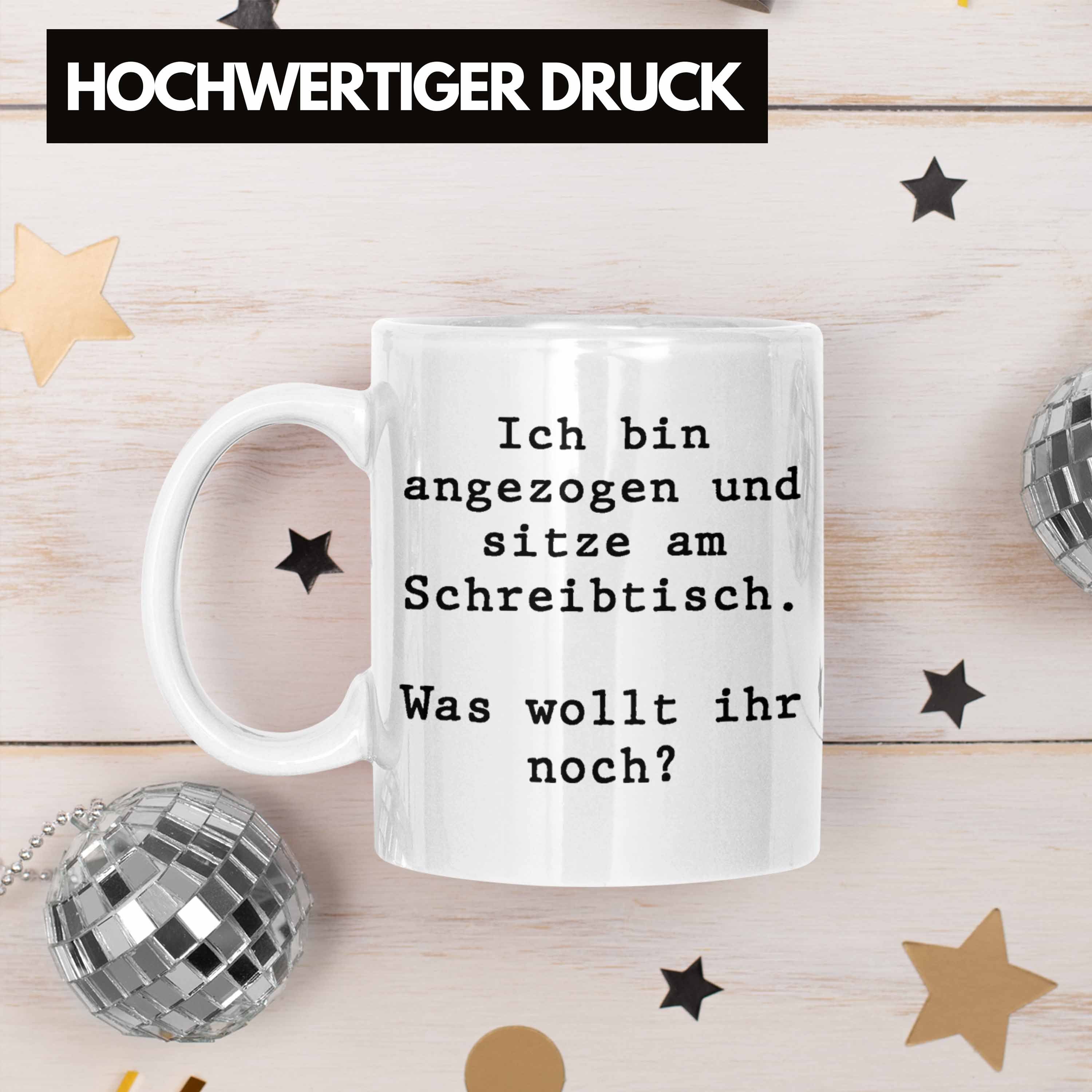 Arbeit Lustig für Bürotasse Spruch Tasse Weiss Tasse Trendation Becher Spruch Witzig Kollegin Kollegen Kaffeebecher - Büro für Trendation Lustige Tasse