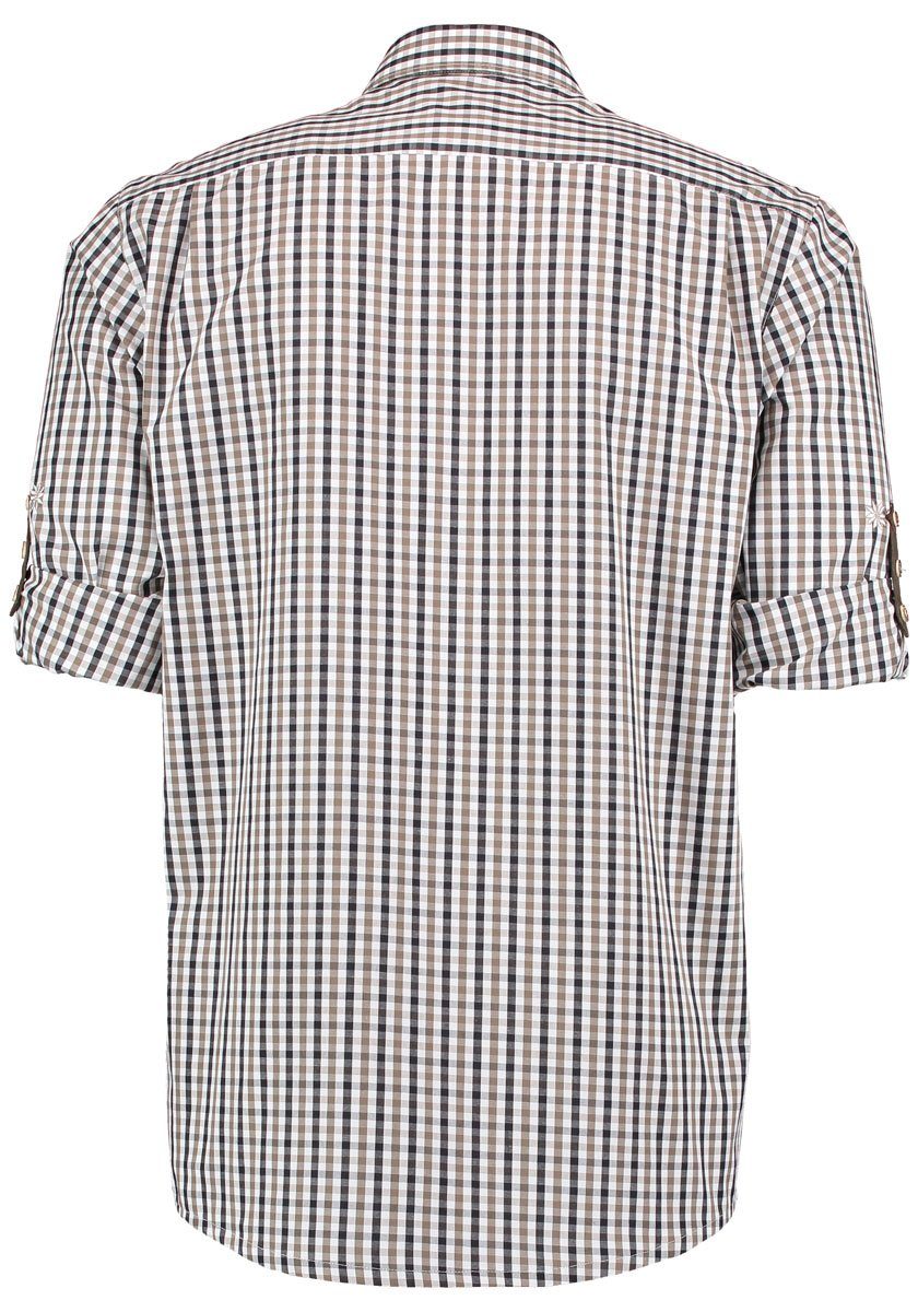 OS Trachten Trachtenhemd Brenud Herren Langarmhemd mit Haifischkragen günstig online kaufen