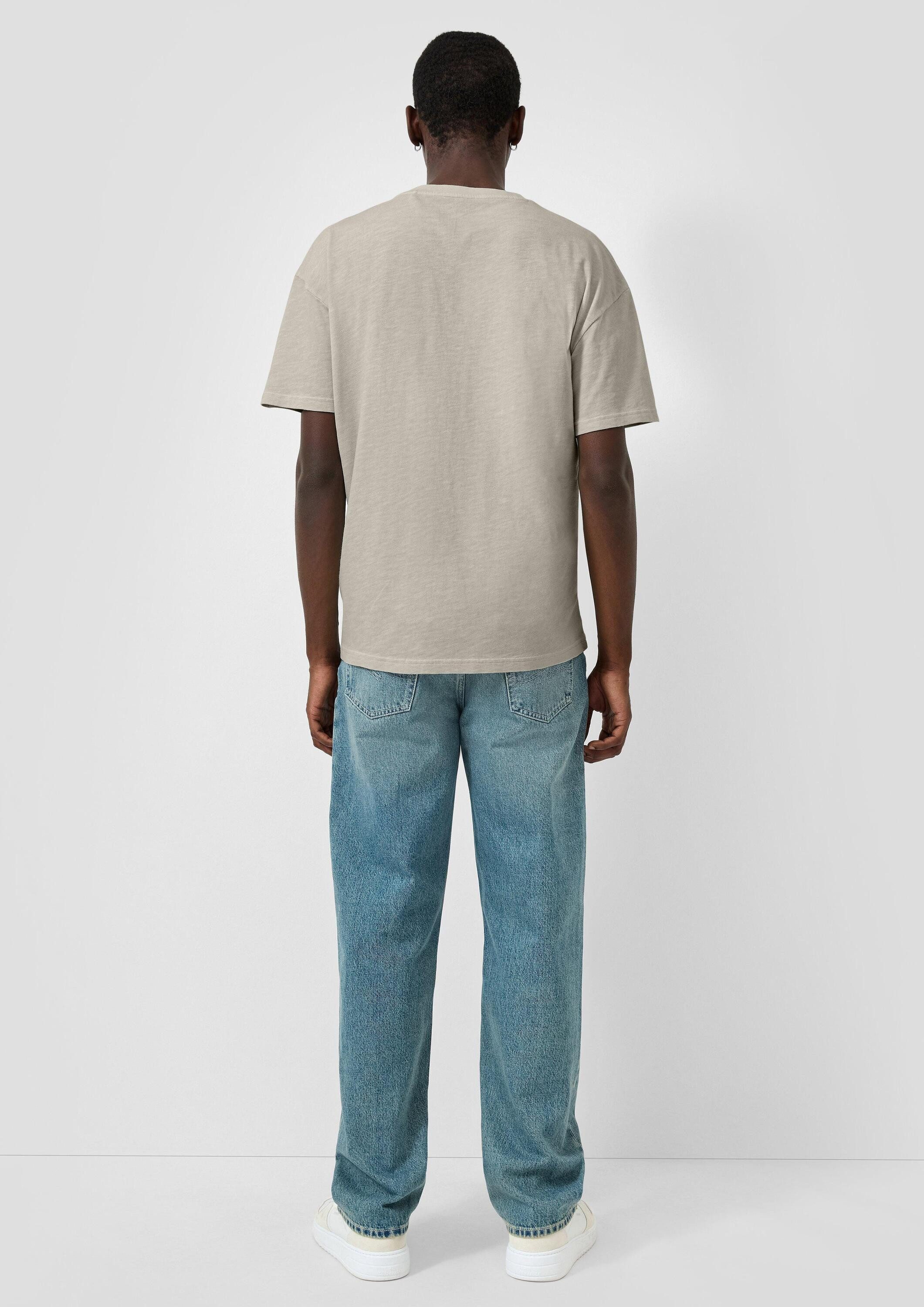 QS Kurzarmshirt T-Shirt Relaxed Fit T-Shirt
