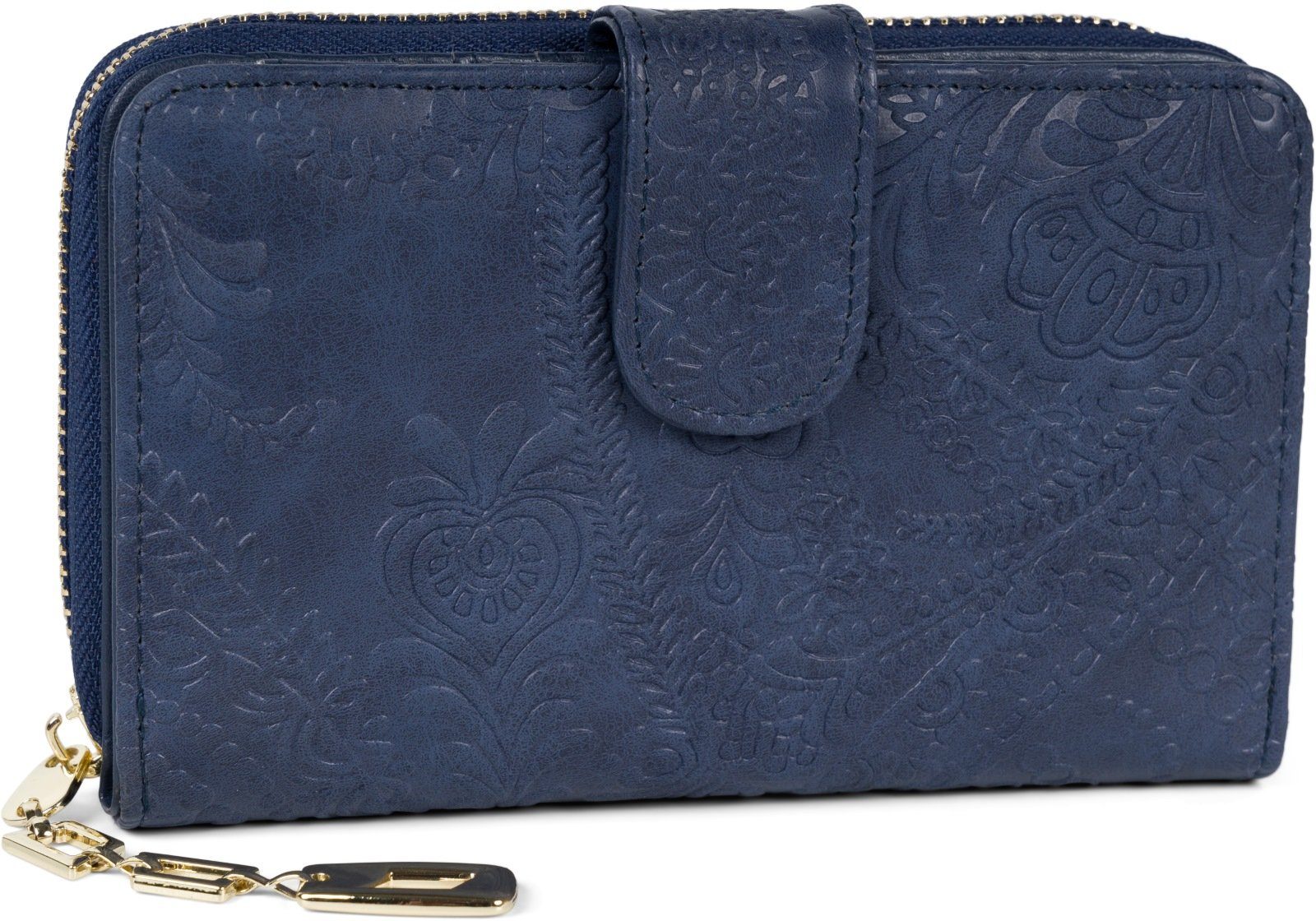 styleBREAKER Geldbörse Geldbörse mit Paisley Blumen günstig online kaufen