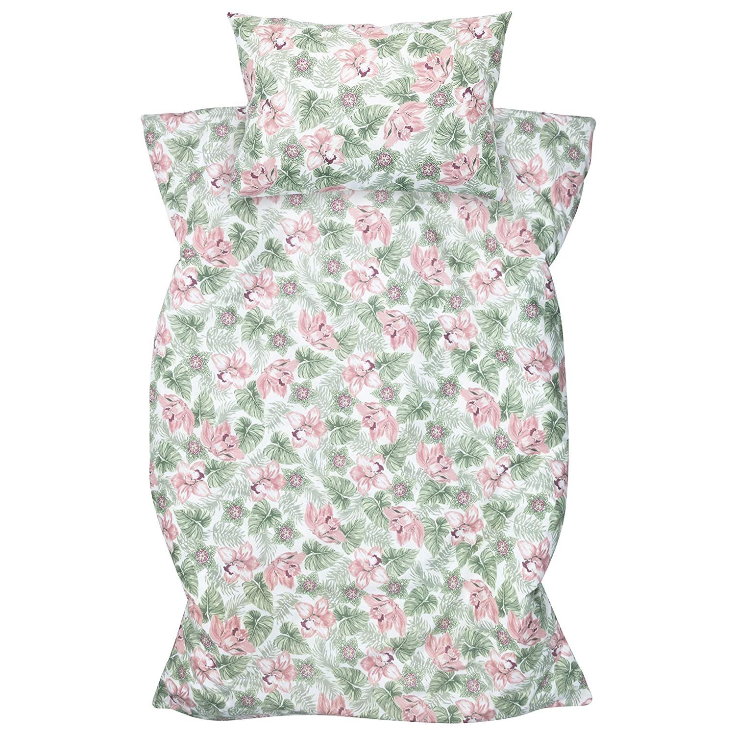 Amilian Bettwäsche 2-teilig, Bettbezug 100 x günstig online kaufen