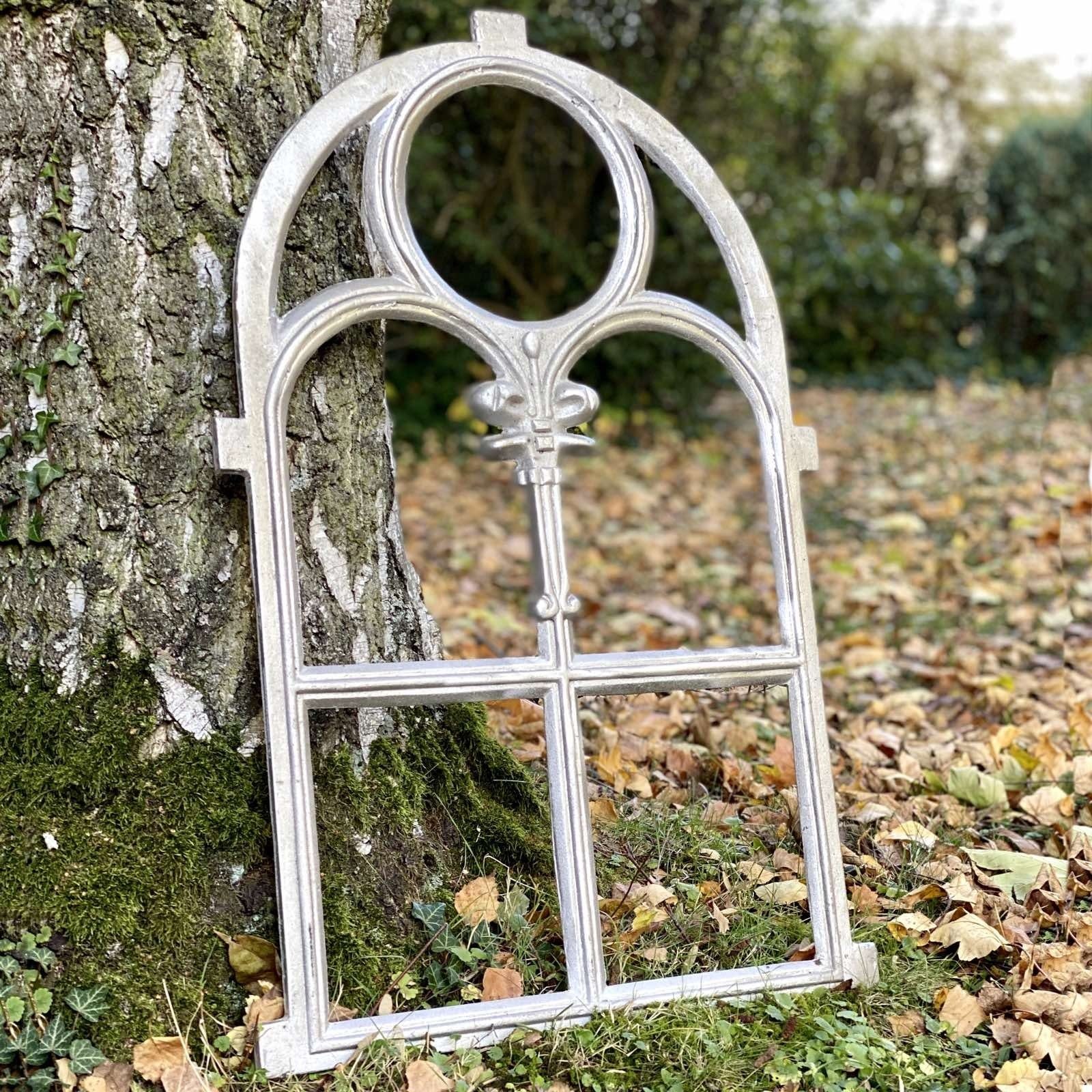 Aubaho Dekoobjekt Stallfenster aus Aluminium 74cm Fenster Eisenfenster Scheunenfenster A