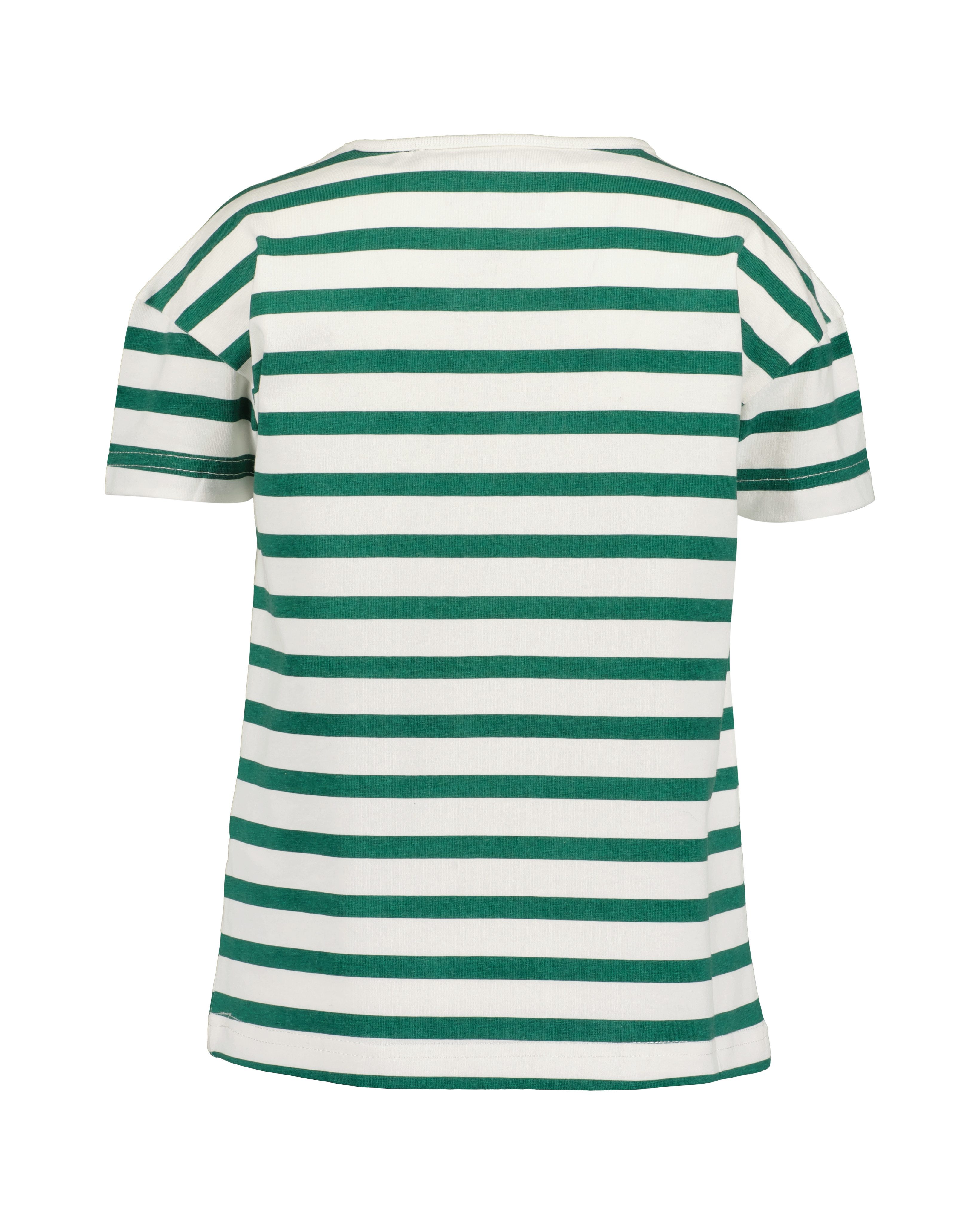 Blue Seven Kurzarmshirt (Packung, 2-tlg) uni und geringelt, mit tollen Folienprints