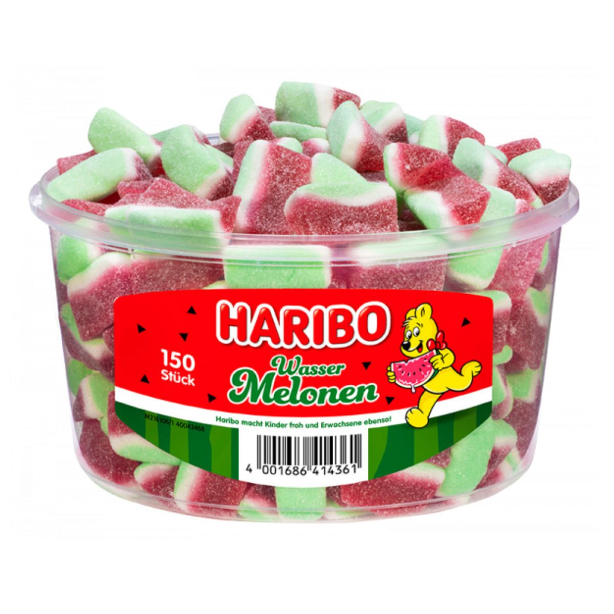 HARIBO Süßigkeit, Haribo Melonen Fruchtgummi Wassermelonengeschmack süß sauer 1050g