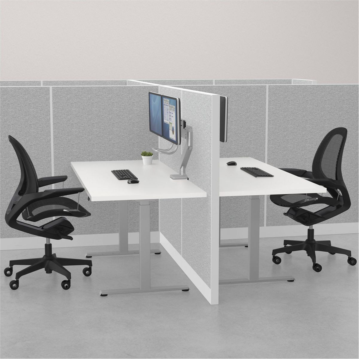 FELLOWES Monitor-Halterung Eppa Crossbar Monitorarm