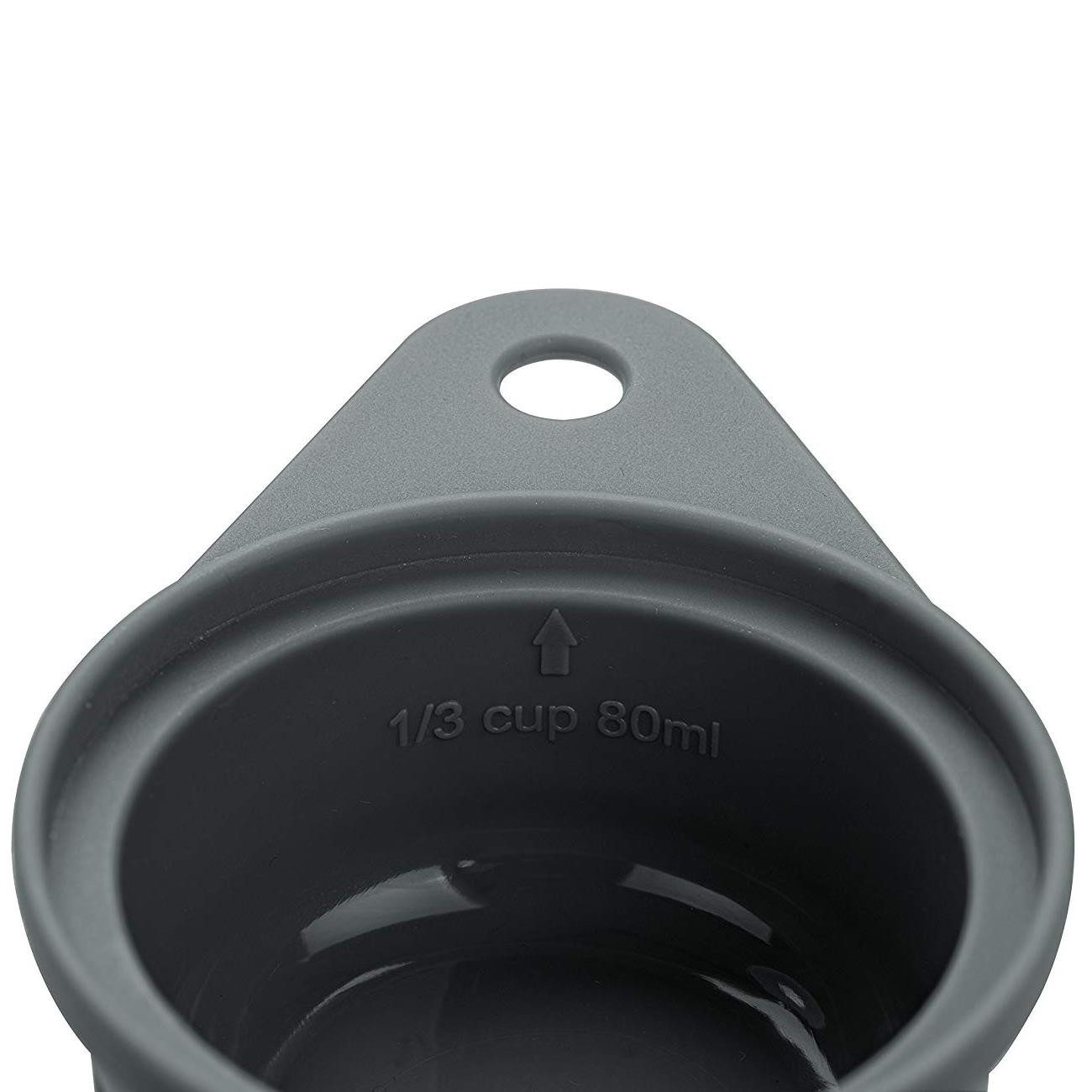 Lurch Messbecher Set flexible Messbecher 5-teilig flint grey