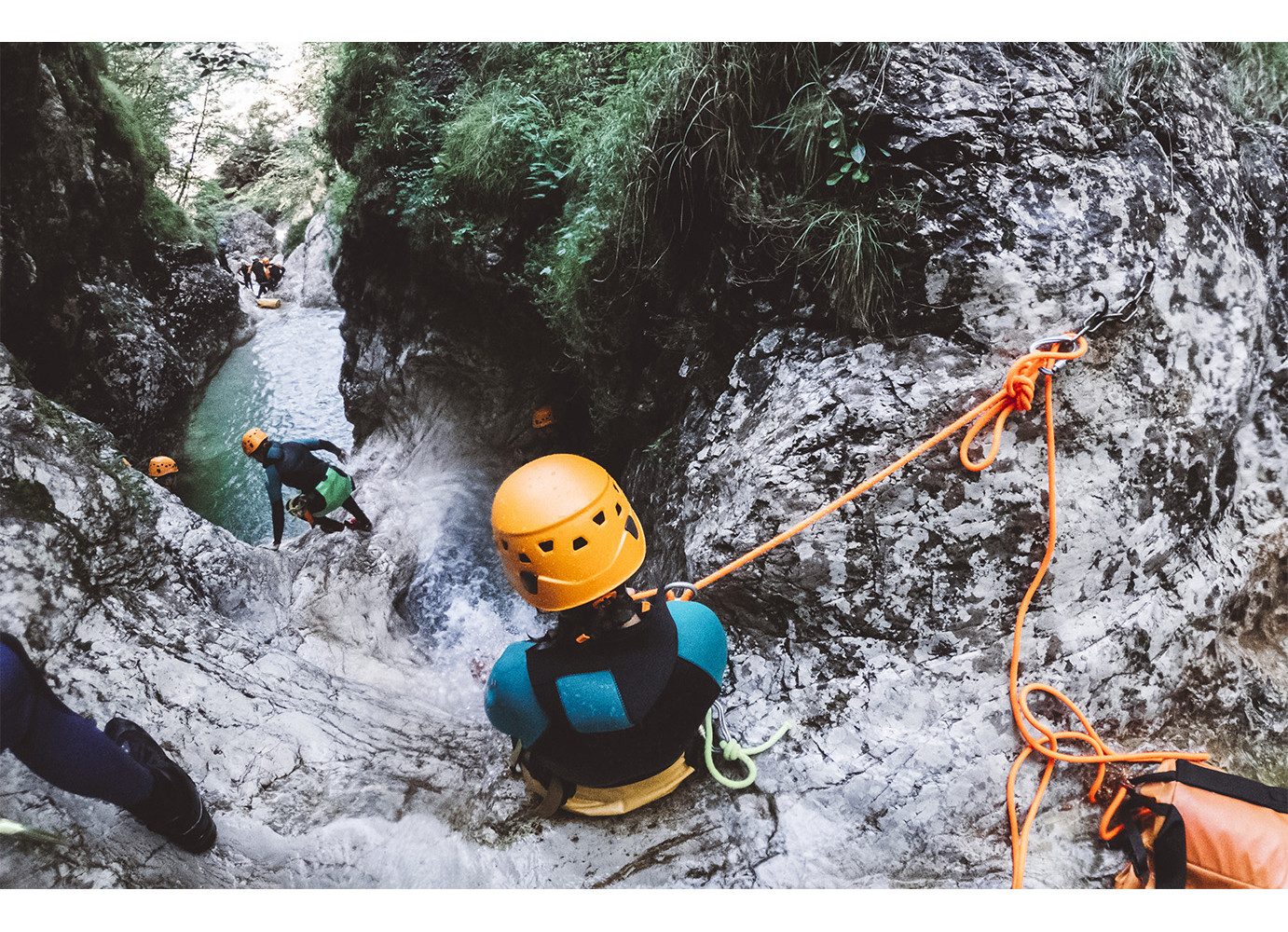 mydays Erlebnisgutschein Canyoning Sportivtour Lunz am See, Gemeinsam staunen: Canyoning in Lunz am See