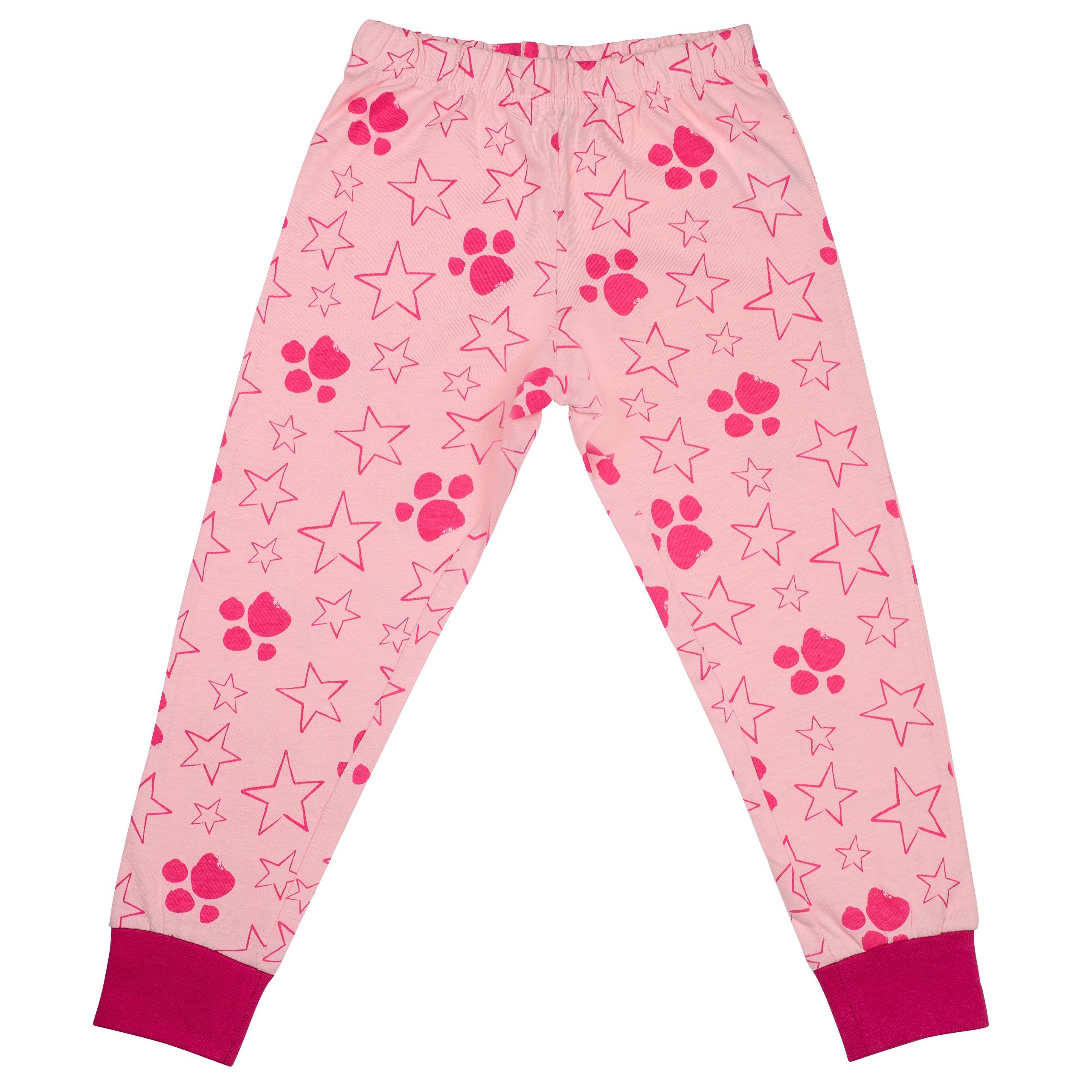 PAW PATROL Schlafanzug PAW PATROL Mädchen Schlafanzug Pyjama Langarm Skye