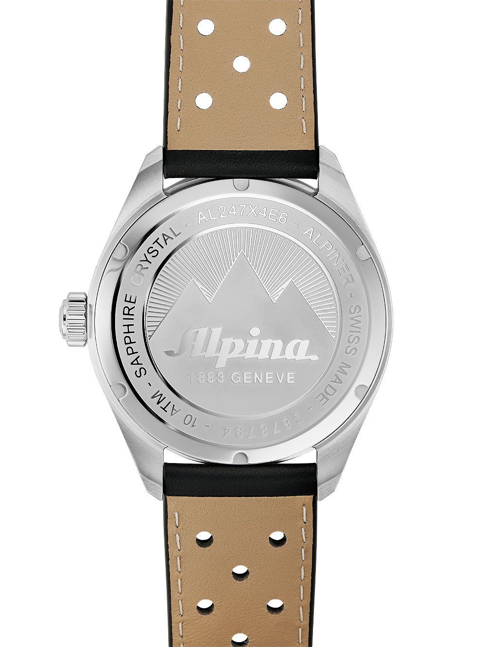 Alpina Quarzuhr Alpina AL-247NB4E6 Alpiner GMT Herrenuhr 42mm 10ATM Alpina AL-247NB4E6 Alpiner GMT Herrenuhr 42mm 10ATM