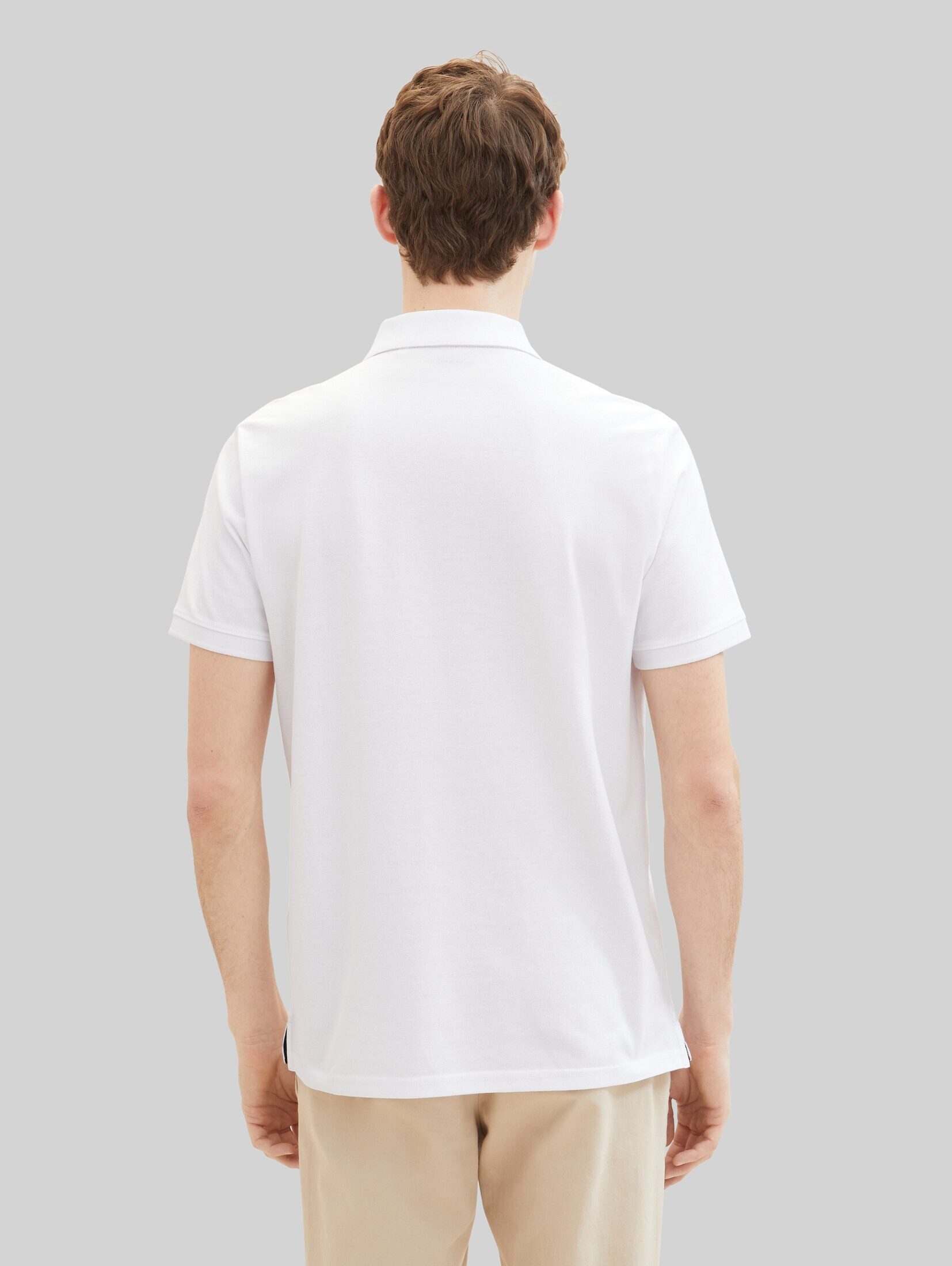 TOM TAILOR Poloshirt Poloshirts (im Einserpack) Piqué Poloshirt aus Baumwolle