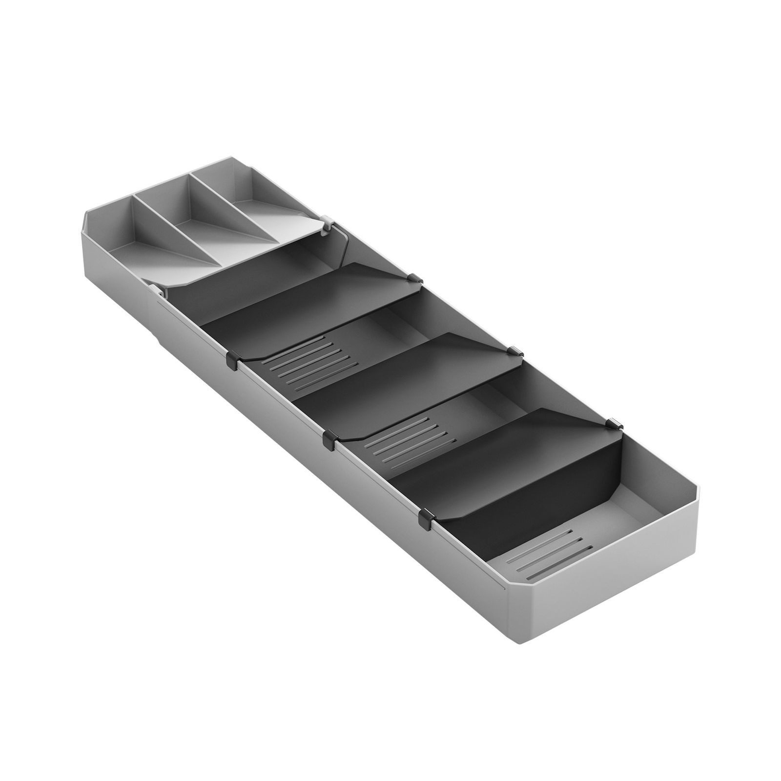 Gravidus Besteckeinsatz Besteck Organizer Schublade Schubladeneinsatz Besteckkasten