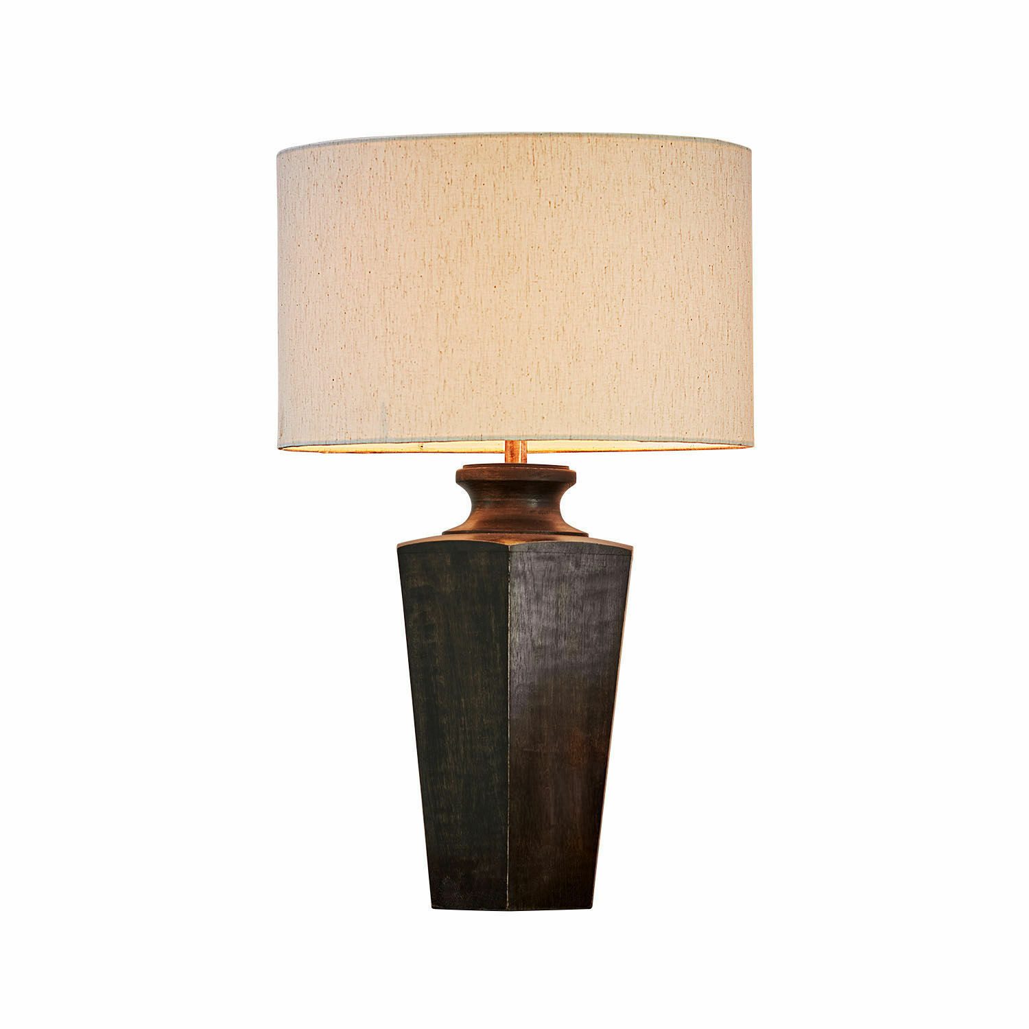 Mirabeau Tischleuchte Tischlampe Lyndhurst schwarz/beige
