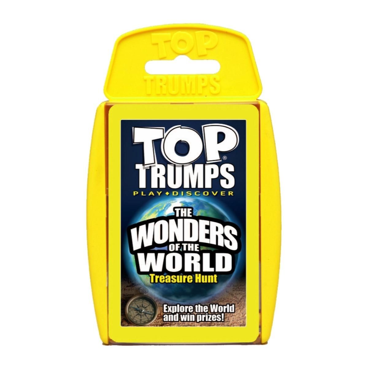 Winning Moves Spiel, Quartett Top Trumps Wonders of the World (englisch)