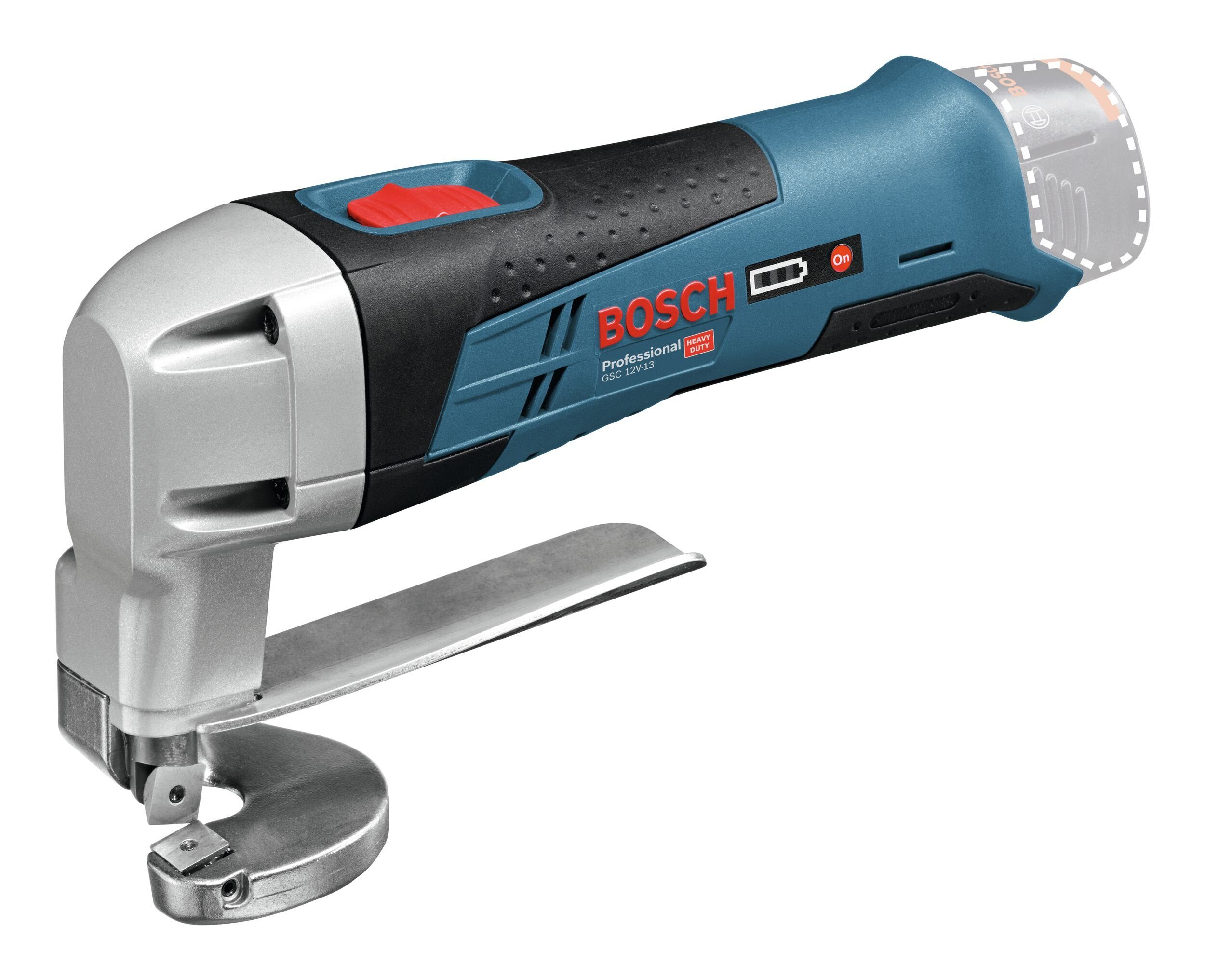 Bosch Professional Akku-Blechschere GSC 12V-13, 12 in V, Ohne Akku mit L-BOXX-Einlage