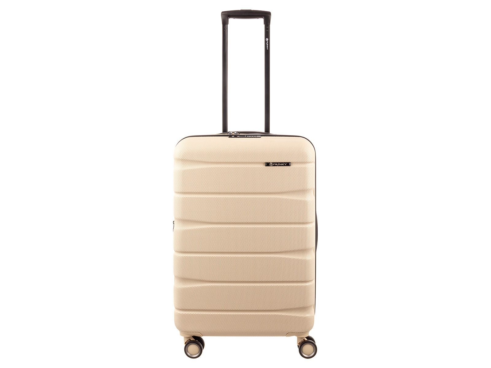 Franky Handgepäckkoffer ABS13 66er Trolley Hartschale, 4 Rollen, Dehnfalte
