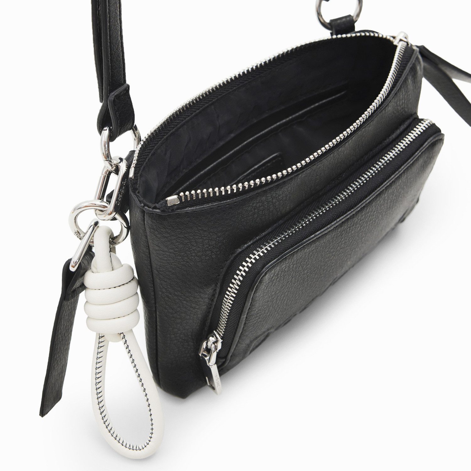 Desigual Umhängetasche Desigual Mini Tasche Half Logo 24 Lisa Black (1, 1-tlg., 1)