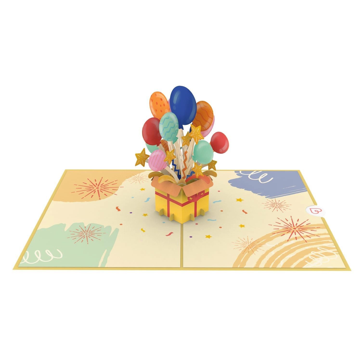 papercrush Geburtstagskarte Geschenkbox Pop-Up Karte