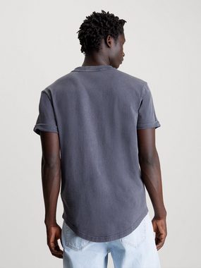 Calvin Klein Jeans T-Shirt WASHED MONOLOGO BADGE TEE mit Logopatch