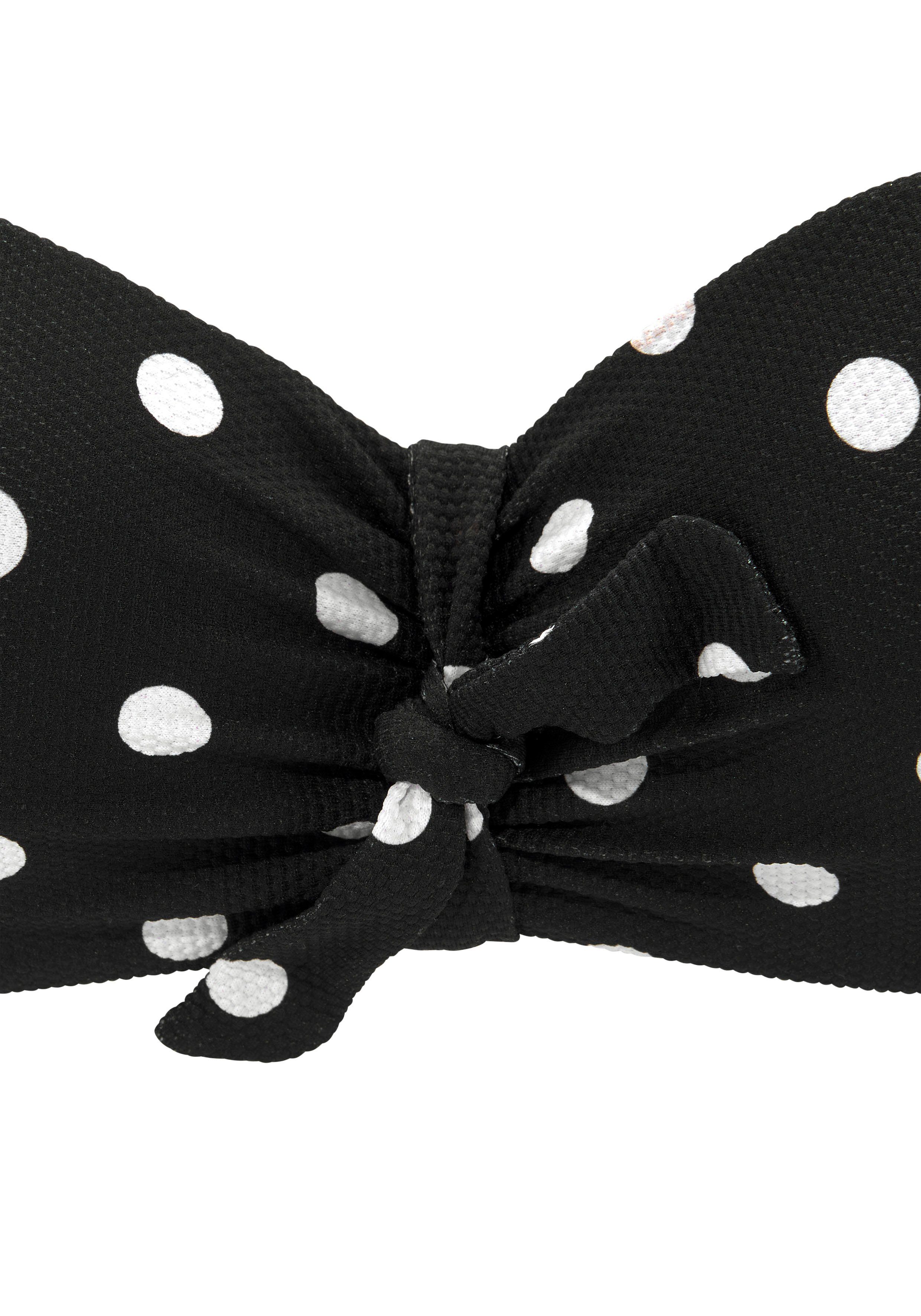 LASCANA Bügel-Bandeau-Bikini-Top Powder, aus Piqué-Strukturware günstig online kaufen