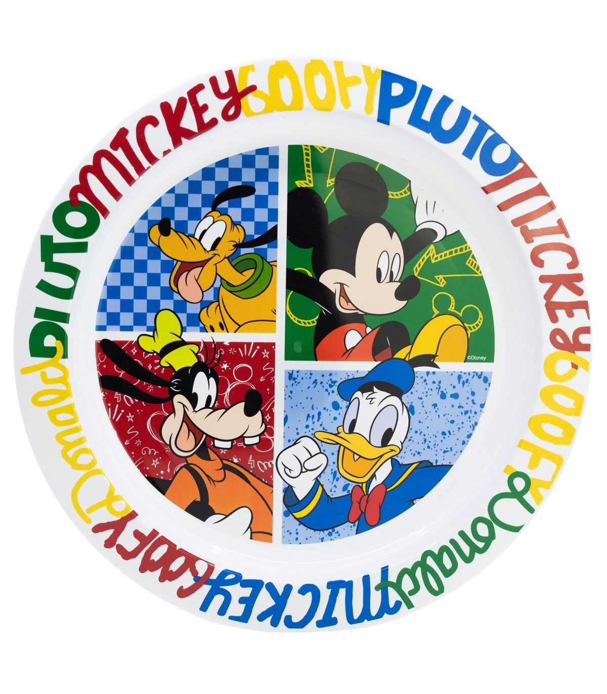 Disney Mickey Mouse Brotteller Kinder Teller Mikrowellengeeignet für zu Hause