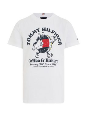 Tommy Hilfiger T-Shirt TOMMY BAGELS TEE S/S mit Frontprint