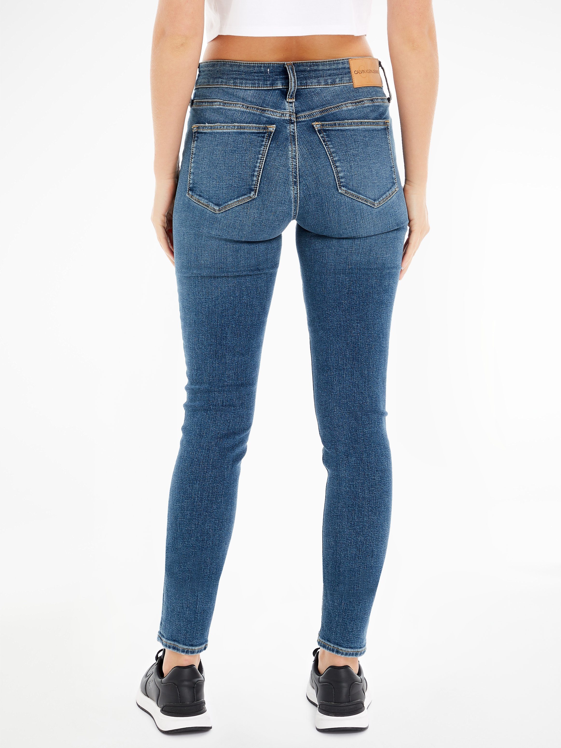 Calvin Klein Jeans Skinny-fit-Jeans MID RISE SKINNY 5-Pocket-Form günstig online kaufen