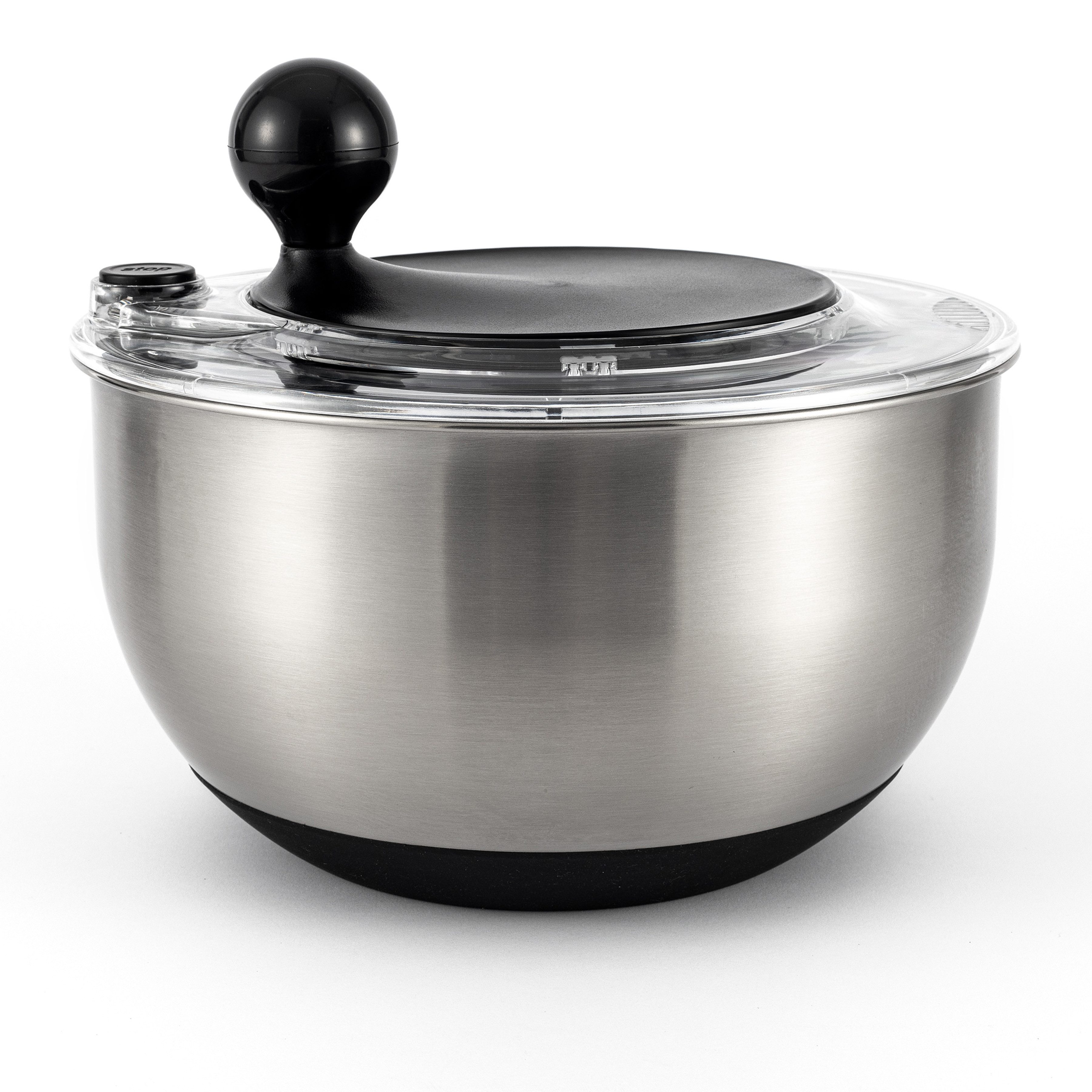 Hanseküche Salatschleuder Salatschleuder, (BPA-freier Salad Spinner, 1-tlg., Schleudern, Servieren und Aufbewahren), Großes Fassungsvermögen von 4,5 Litern mit Kurbelantrieb