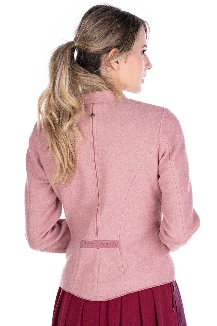 Spieth & Wensky Trachtenjacke Walkjacke Damen - HALFING - rose