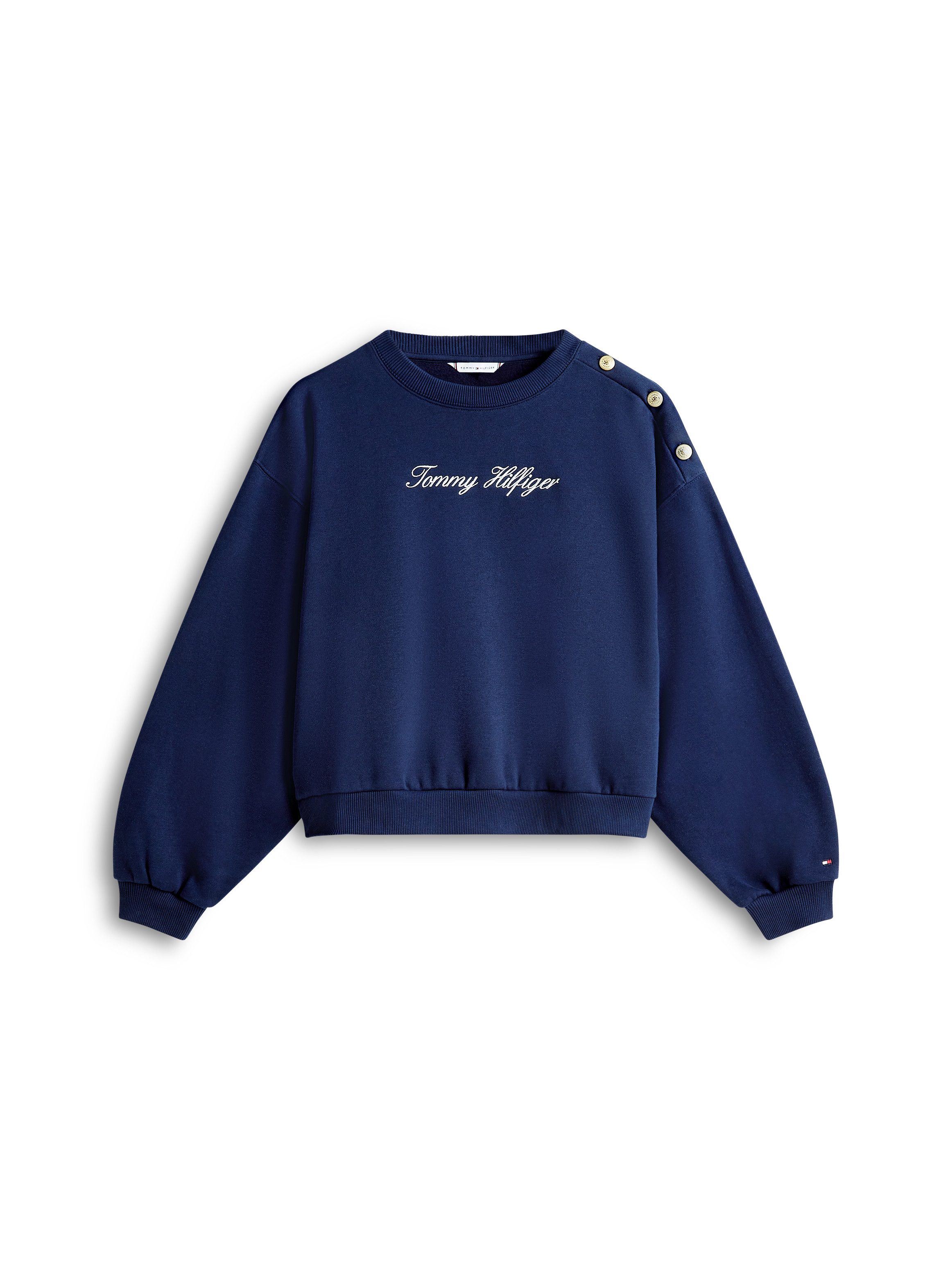 Sweatshirt GOLD BTN SCRIPT FLEECE SWTSRT
