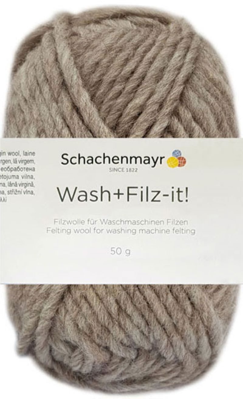 Schachenmayr 50 Gramm Schachenmayr Wash + Filz Uni oder Color Farbauswahl Häkelwolle