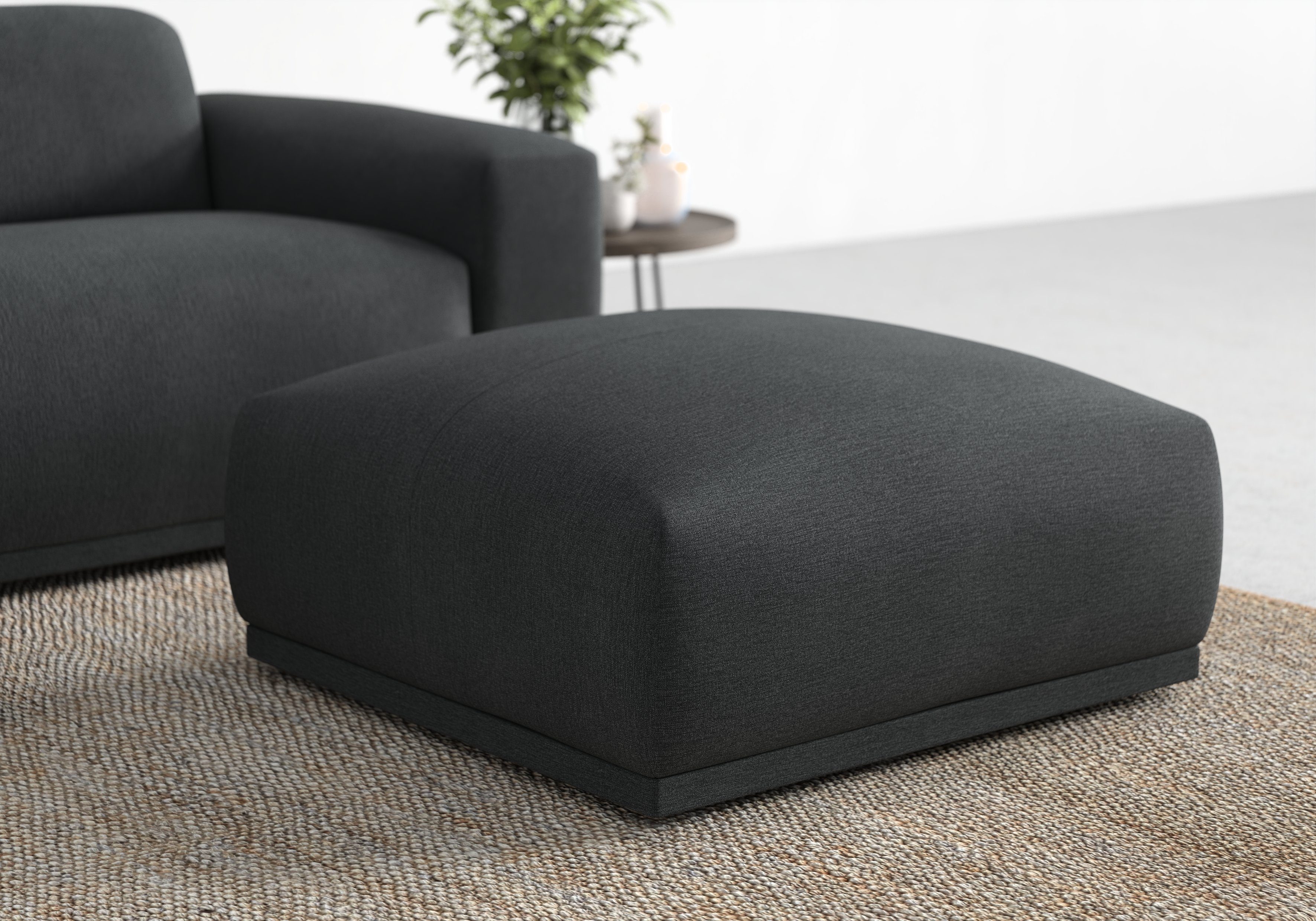 TRENDMANUFAKTUR Hocker Braga, mit hochwertigem Kaltschaum, günstig online kaufen