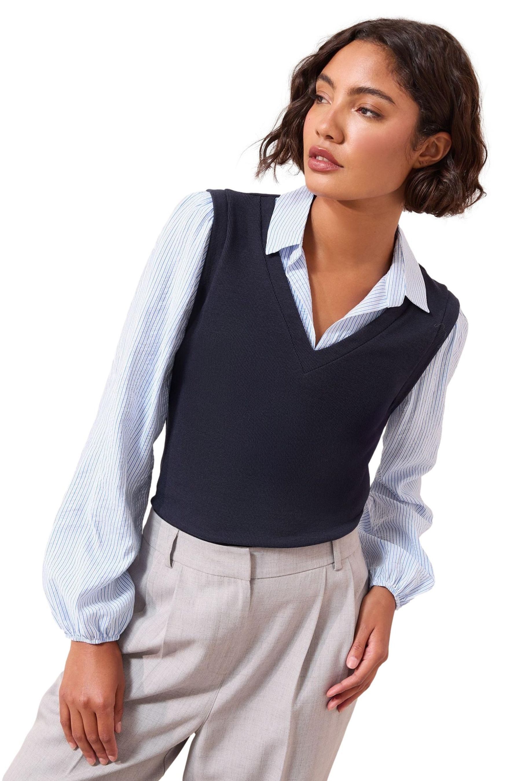 Friends Like These Pullunder Friends Like These 2-in-1 Pollunder, Regular ( günstig online kaufen