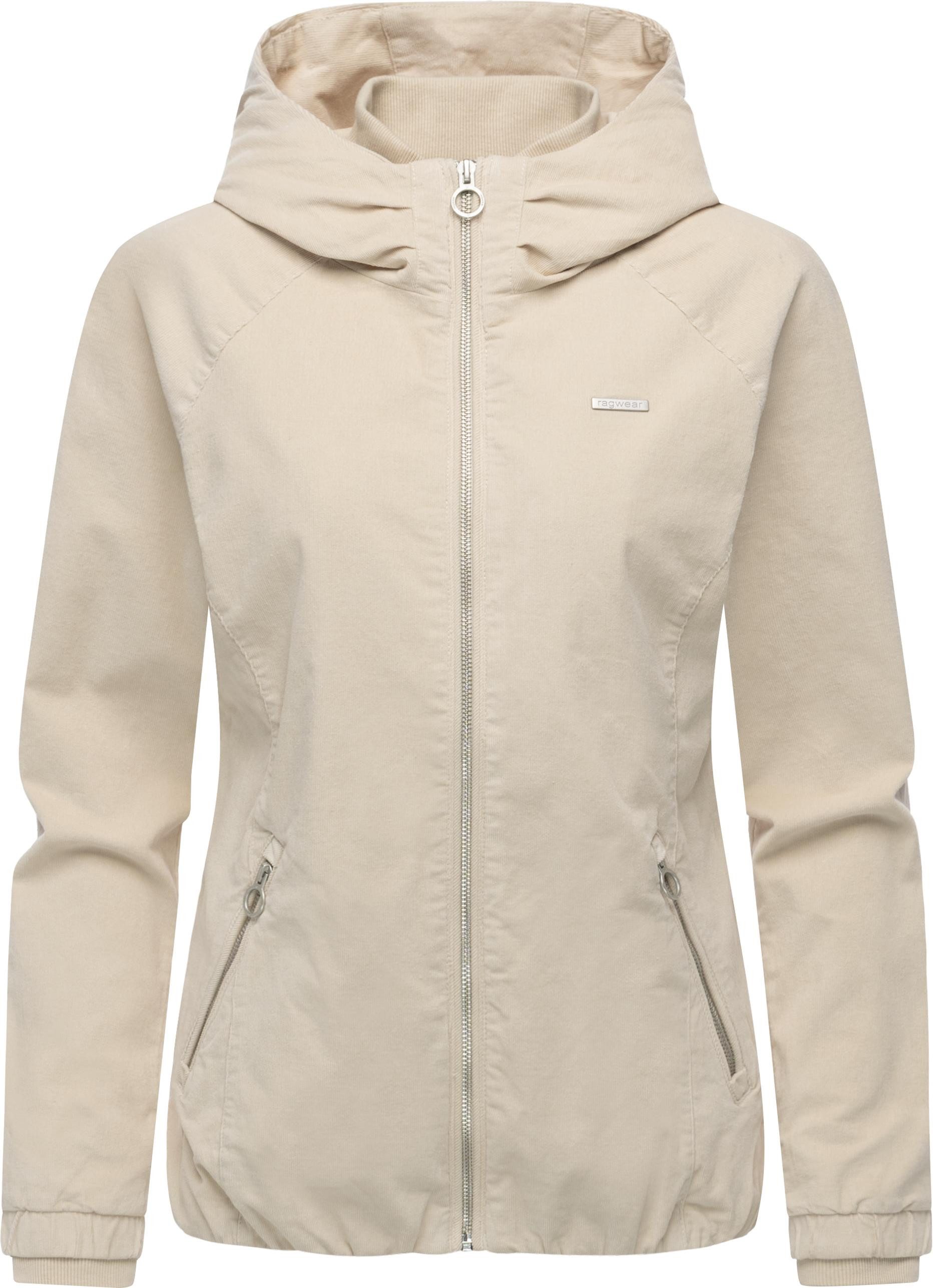 Ragwear Bomberjacke Dizzie Cordy YOUMODO Cordjacke mit verstellbarer Kapuze
