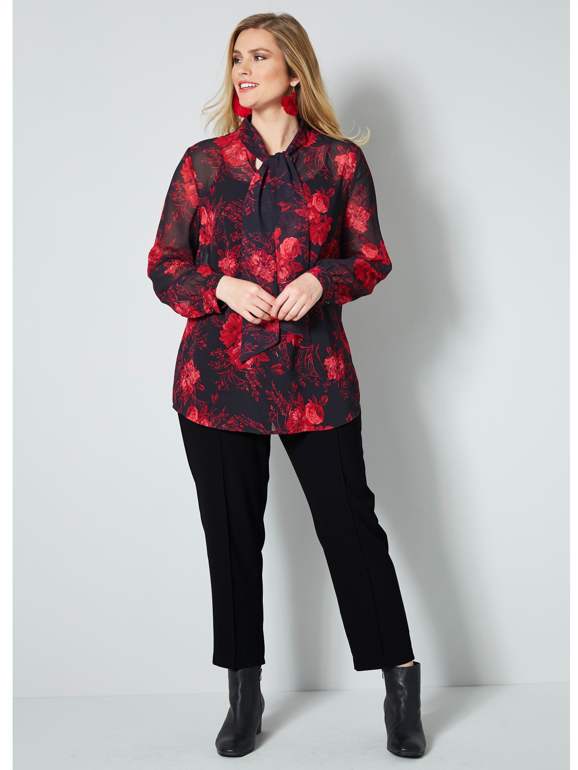 Rote Schluppenbluse Online Kaufen Bluse Mit Schleife Otto