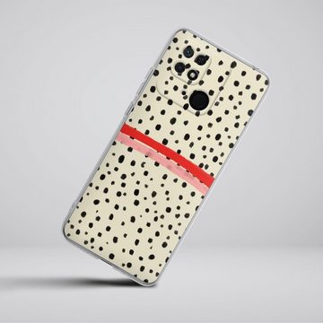DeinDesign Handyhülle Punkte Streifen Kunst Crazy Life Art 02, Xiaomi Redmi 10C Silikon Hülle Bumper Case Handy Schutzhülle