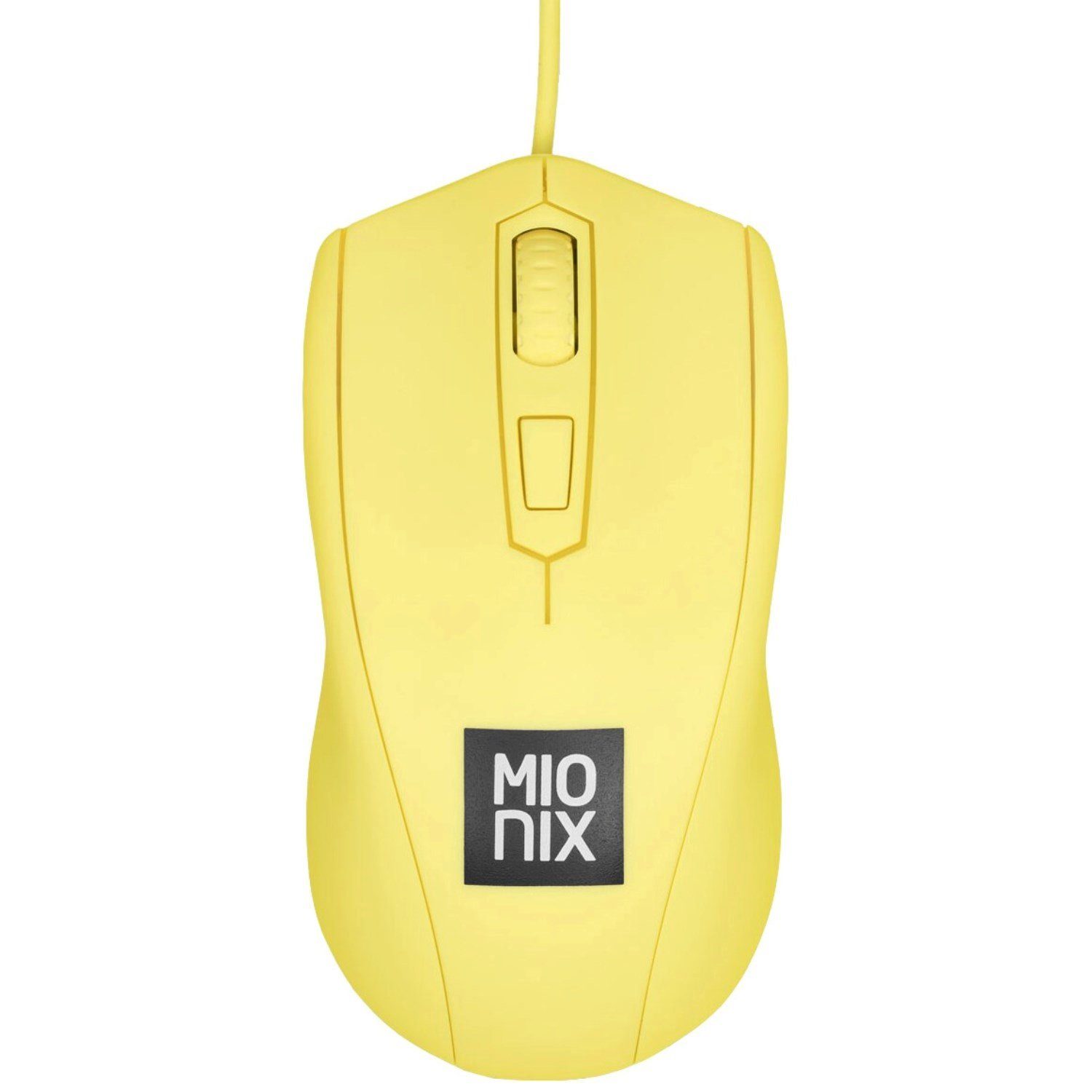 MIONIX Gaming + Artists Maus Avior French Fries Optisch Mäuse (für Rechts- und Linkshänder RGB LED-Mausrad 5000 DPI optischer Sensor)