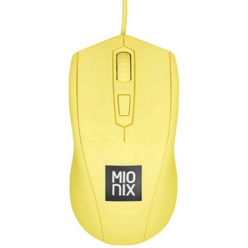 MIONIX Gaming + Artists Maus Avior French Fries Optisch Mäuse (für Rechts- und Linkshänder RGB LED-Mausrad 5000 DPI optischer Sensor)