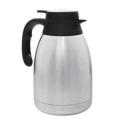 HAC24 Isolierkanne »Thermoskanne Kaffeekanne Teekanne Thermo Kaffee Tee Kanne«, 1,5 l, Edelstahl Einhandautomatik