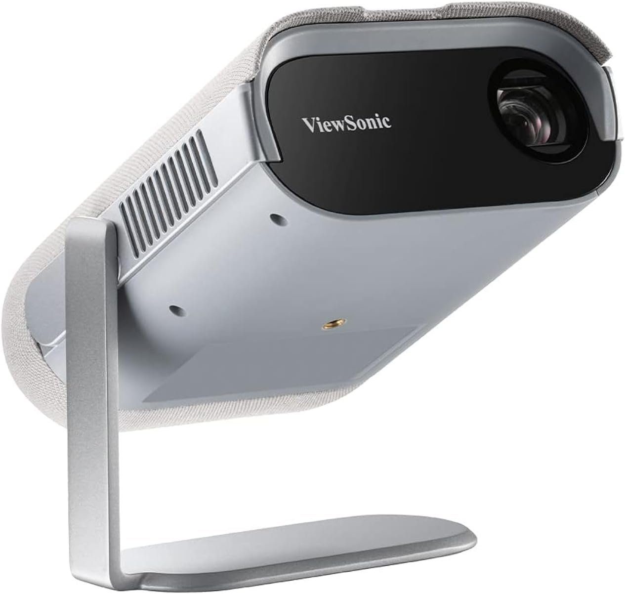 Viewsonic Beamer (600 lm, 1280 x 720 px, WLAN Konnektivität, Bluetooth, SD-Kartenleser 3 Watt Lautsprecher grau)