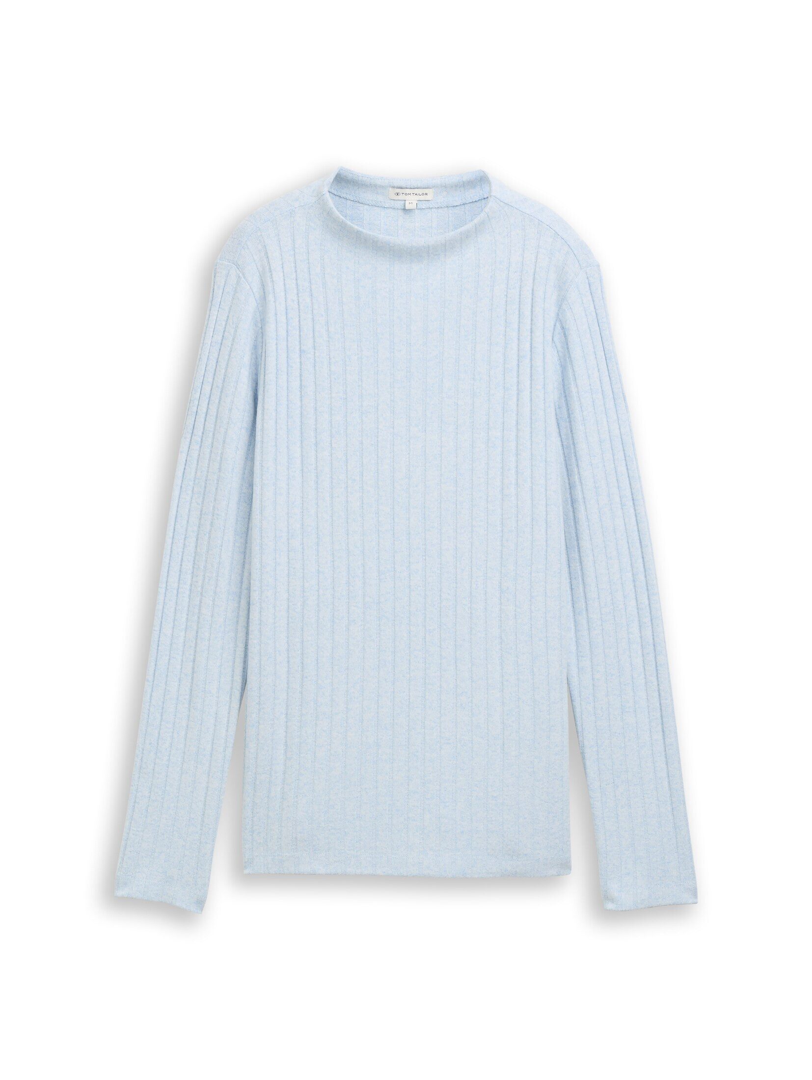 TOM TAILOR Langarmshirt T-Shirt Cosy Langarmshirt mit Stehkragen günstig online kaufen