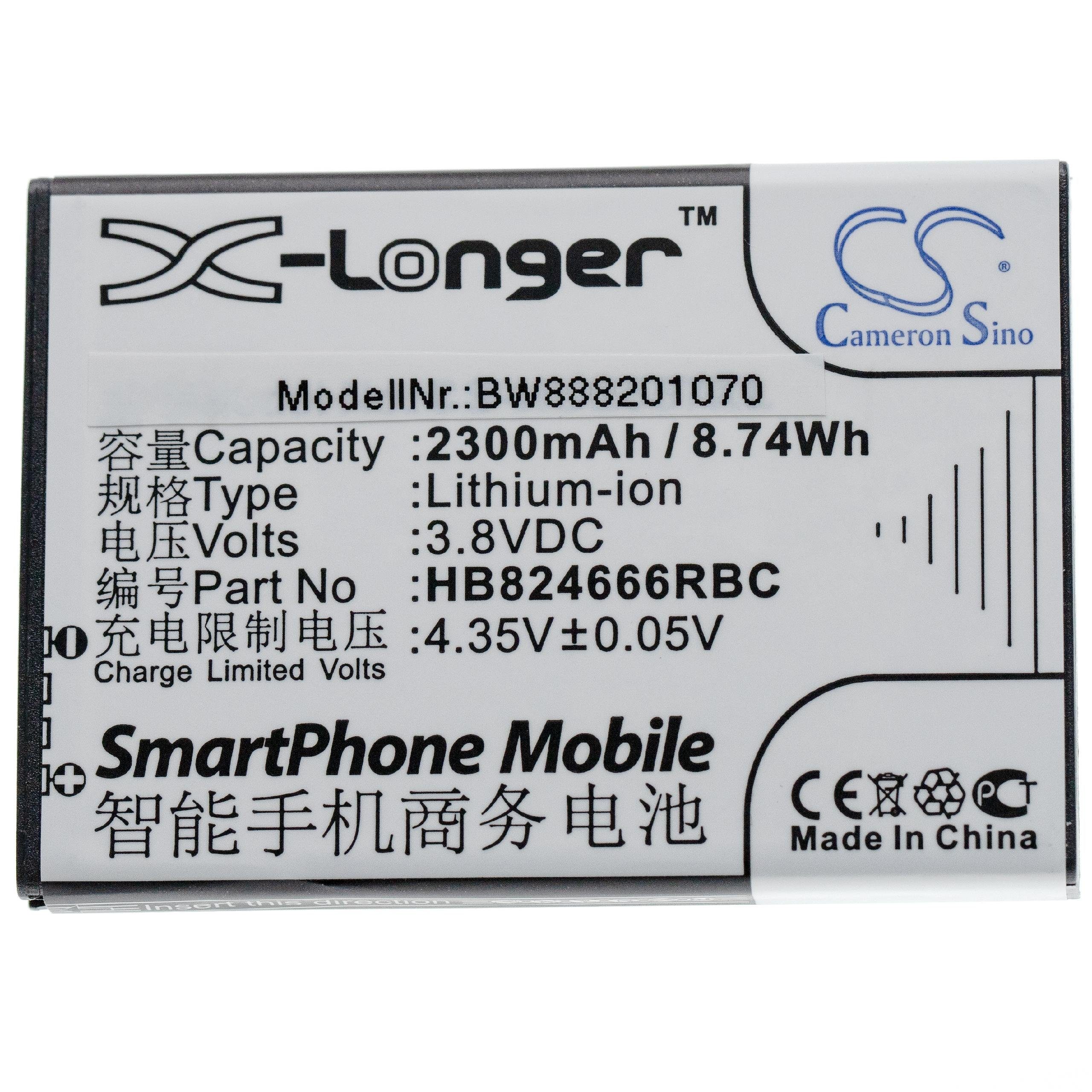 vhbw kompatibel mit Huawei E5785LH-92A, E5577s-321, E5785LH-22C, E5785 Akku Li-Ion 2300 mAh (3,8 V)