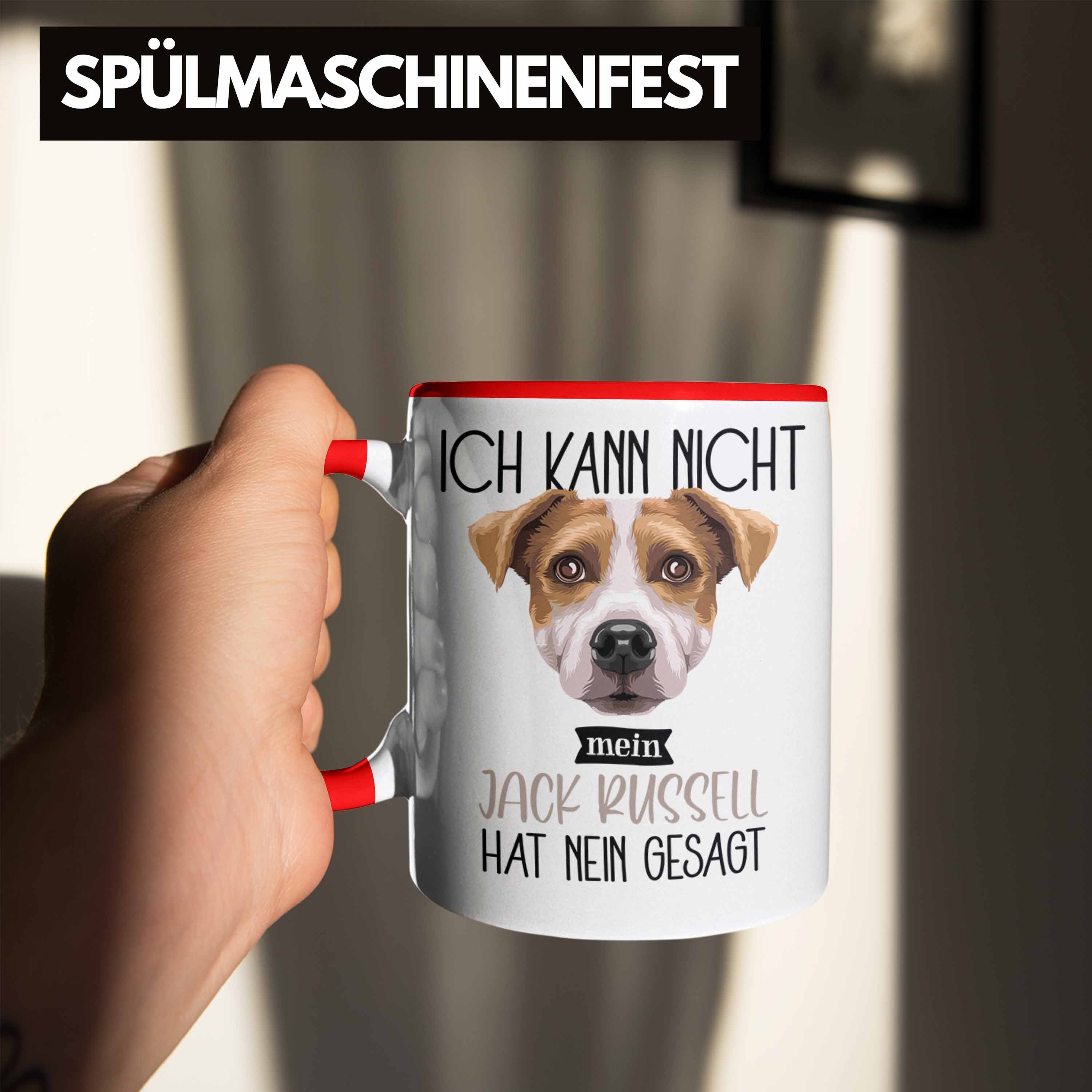 Trendation Tasse Jack Russell Besitzer Ich Rot Lustiger Spruch Geschenkidee Geschenk Tasse