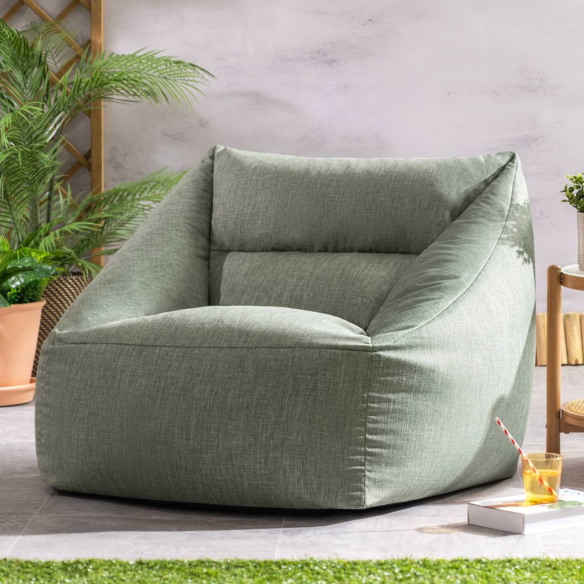 icon Sitzsack Erwachsene Sessel mit Outdoor-Gewebebezug „Natalia", Sitzsack XXL, Made in Germany, für Erwachsene & Kinder, mit Füllung – Bild 2 von 5